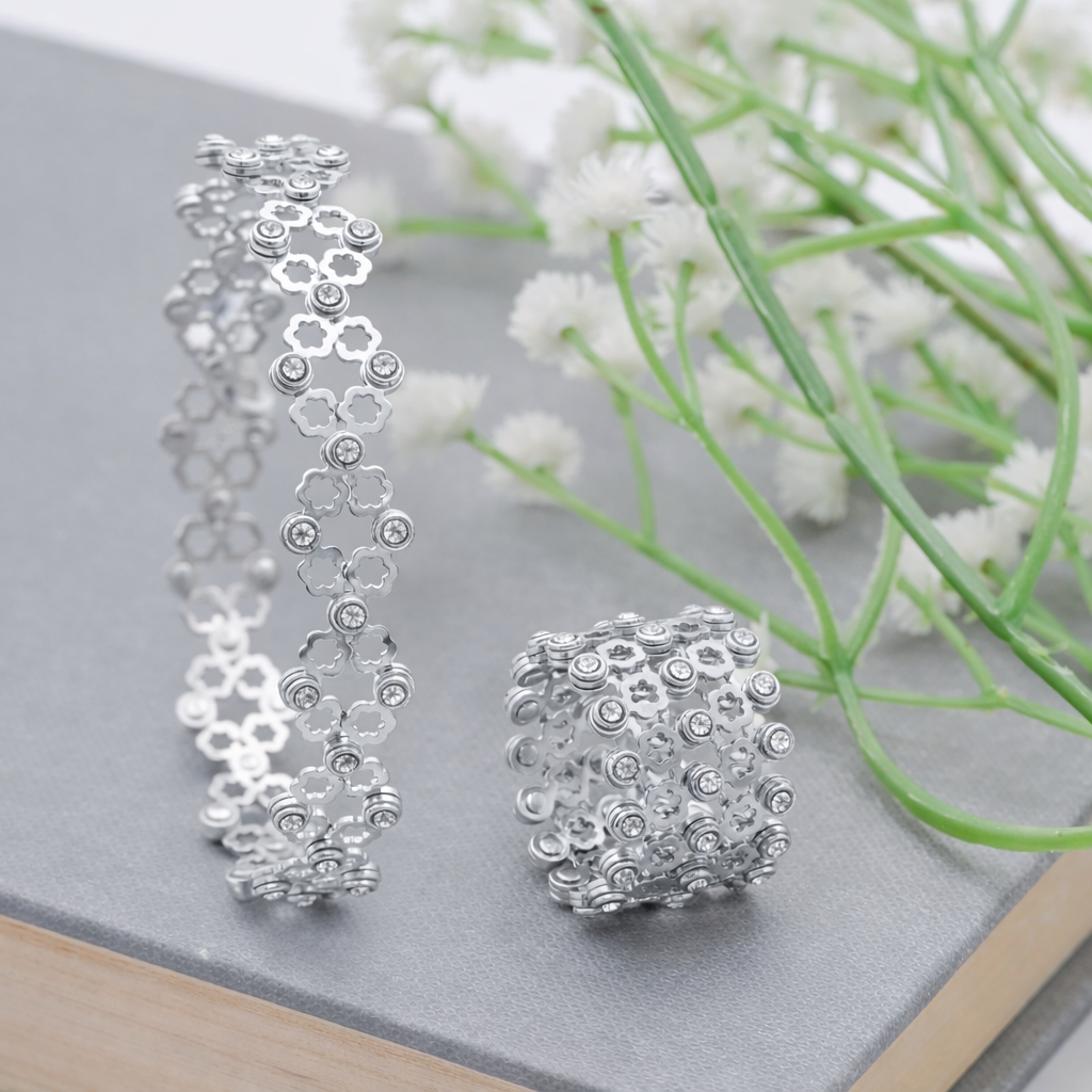 3in1 flexi bracelet Ivanah Silver