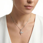 92.5 Silver Hummingbird Pendant with Chain Ivanah Silver