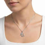 92.5 Silver Cutout Elephant Pendant with Chain Ivanah Silver