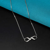 Swirl Infinity 92.5 Sterling Silver Chain - Ivanah Silver