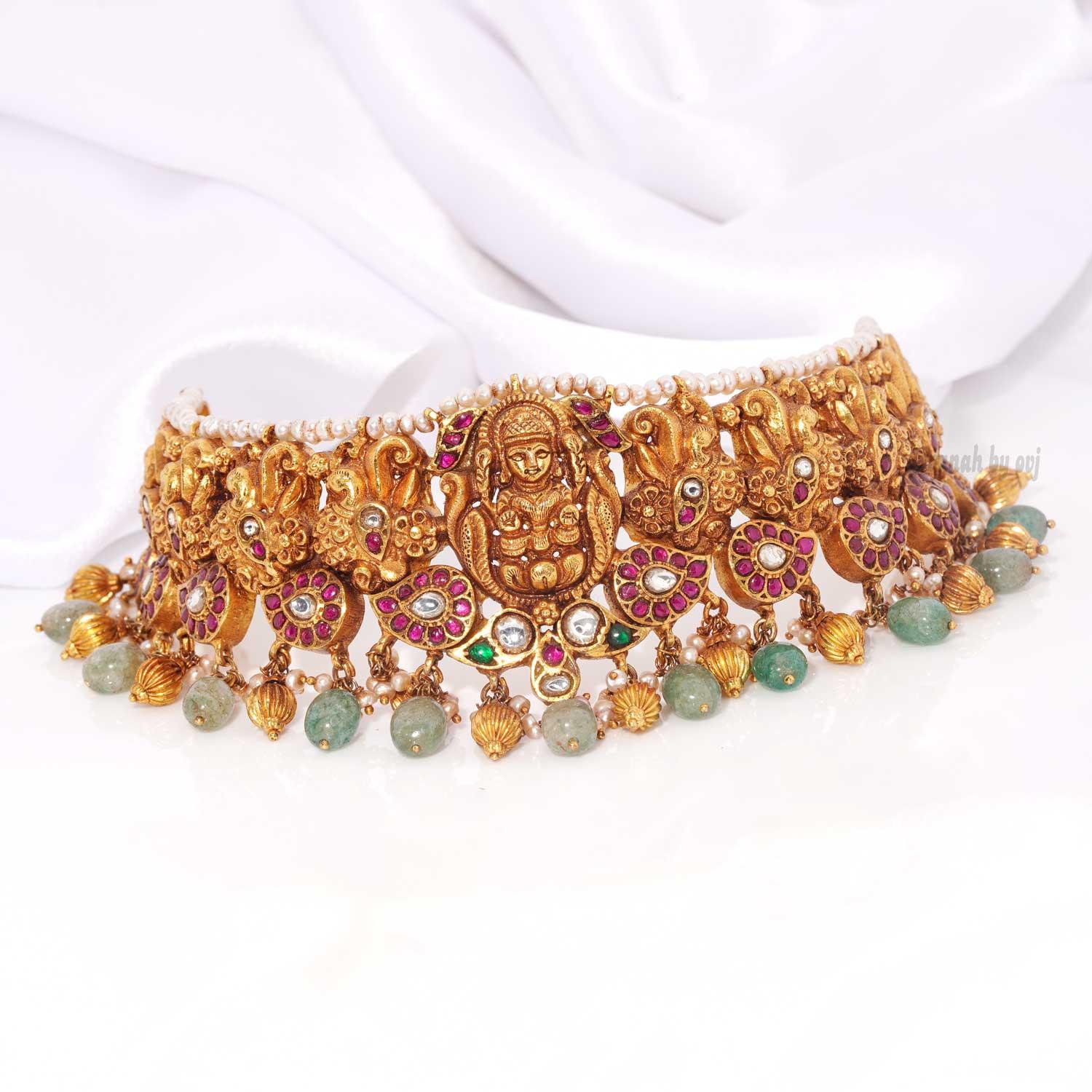 Antique Lakshmi Choker - Ivanah Silver