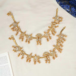 925 Gold Polish Bridal Anklets - Ivanah Silver