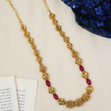 Gold Balls Necklace - Ivanah Silver