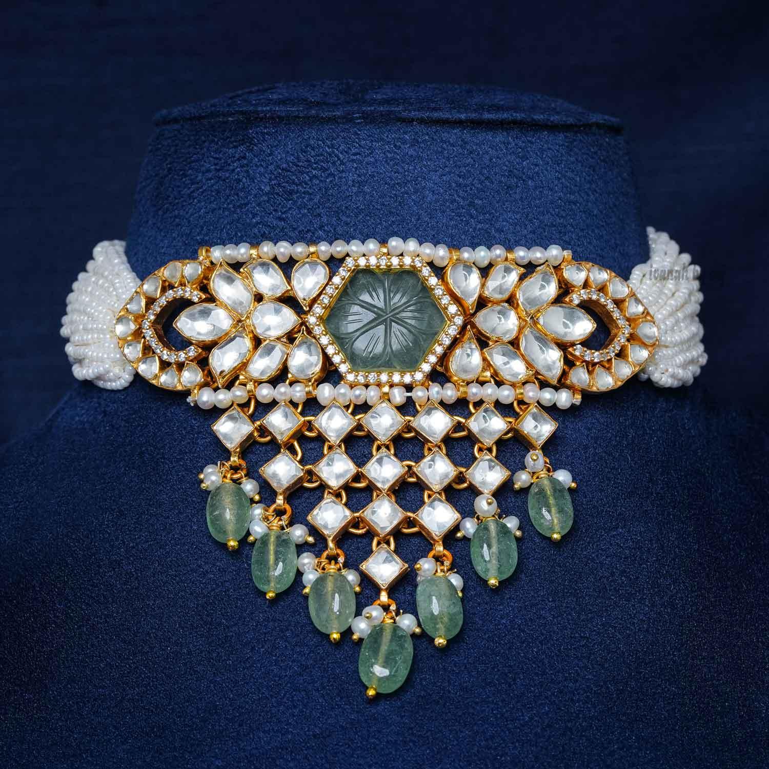Devsena Bridal Choker - Ivanah Silver