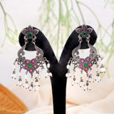 Oxidised Dangler - Ivanah Silver