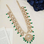 Moissanite Bridal Long Necklace - Ivanah Silver