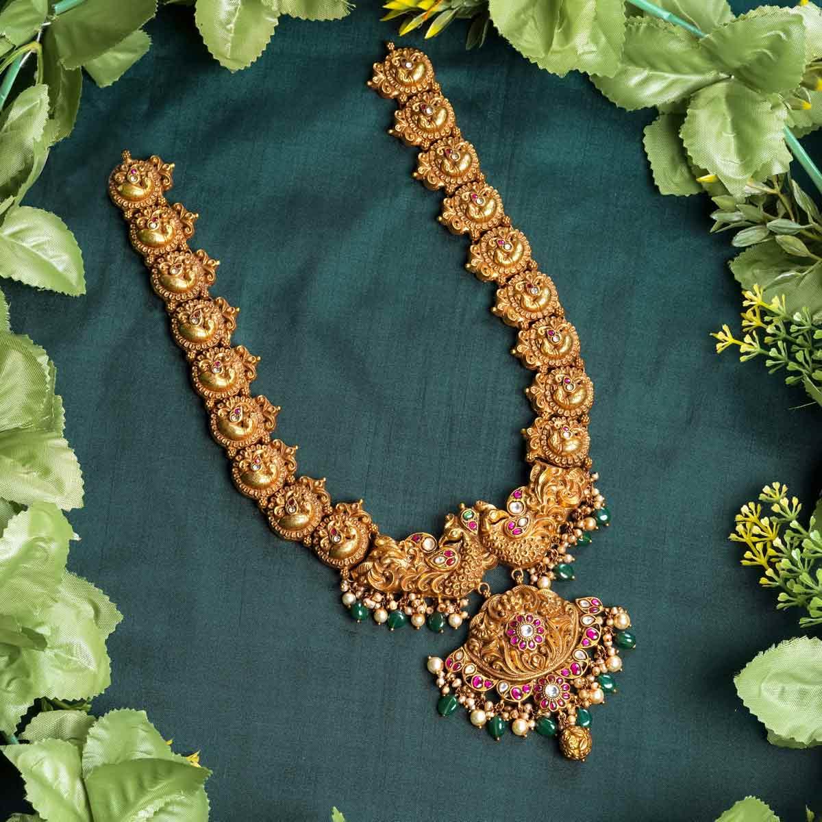 Deep Nagas Peacock Necklace - Ivanah Silver
