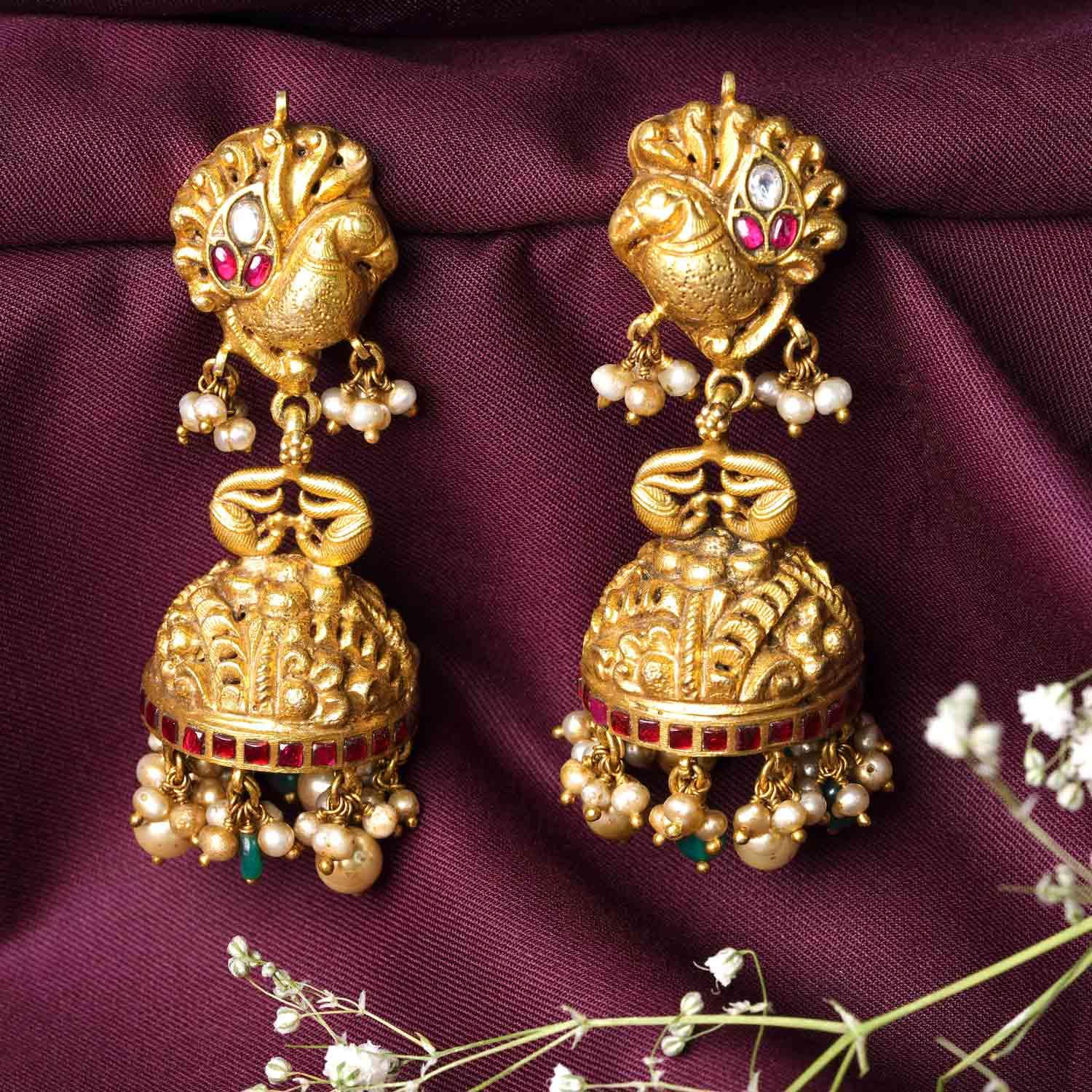Peacock Earrings - Ivanah Silver