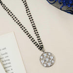 Black Beads Rudhra Necklace - Ivanah Silver