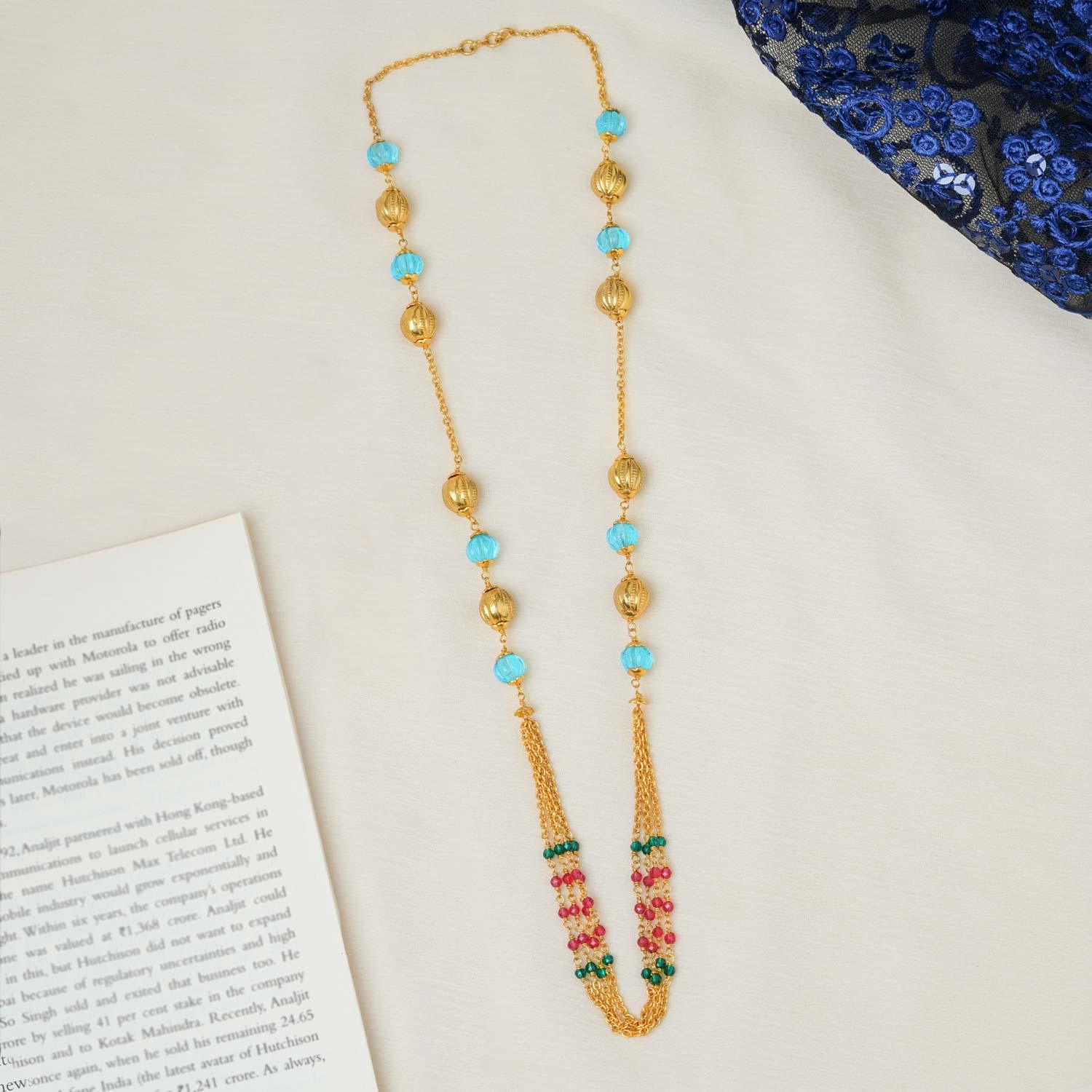 Beads short necklace - Ivanah Silver