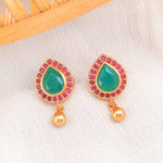 Pear Drop Studs - Ivanah Silver