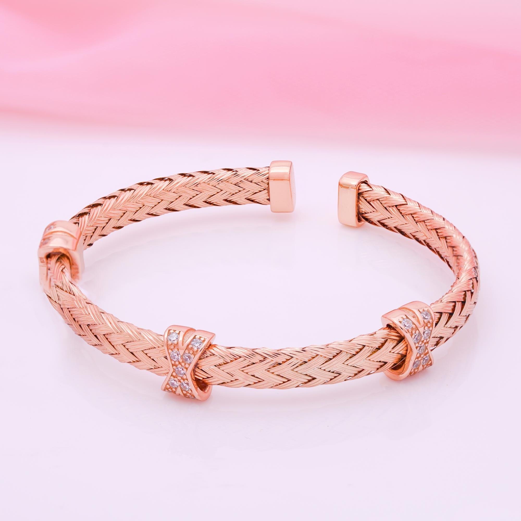 92.5 Sterling Silver Inifinty Braided Bracelet - Ivanah Silver