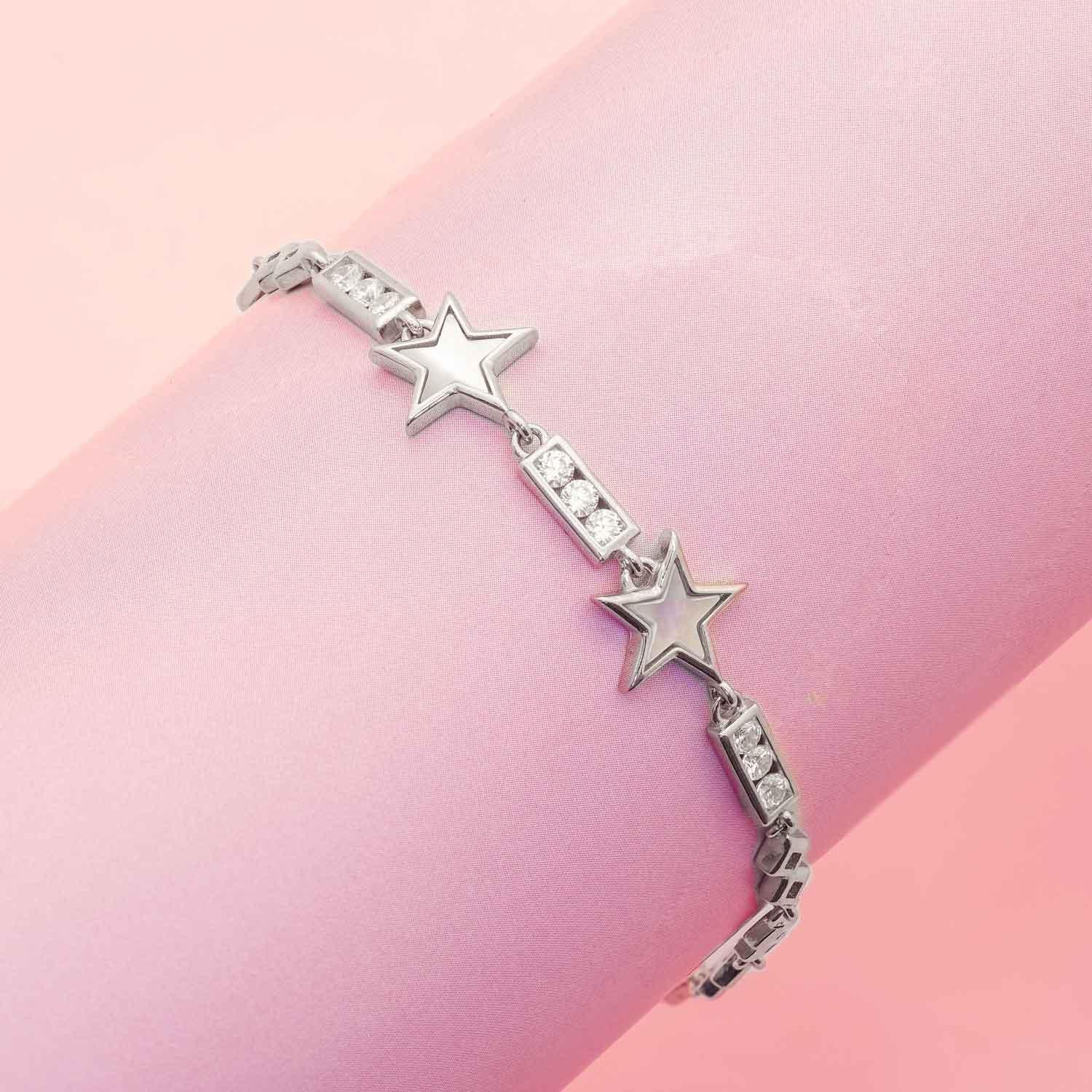 MOP Sleek Bracelet - Ivanah Silver