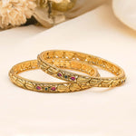 Traditional sleek bangles - Ivanah Silver